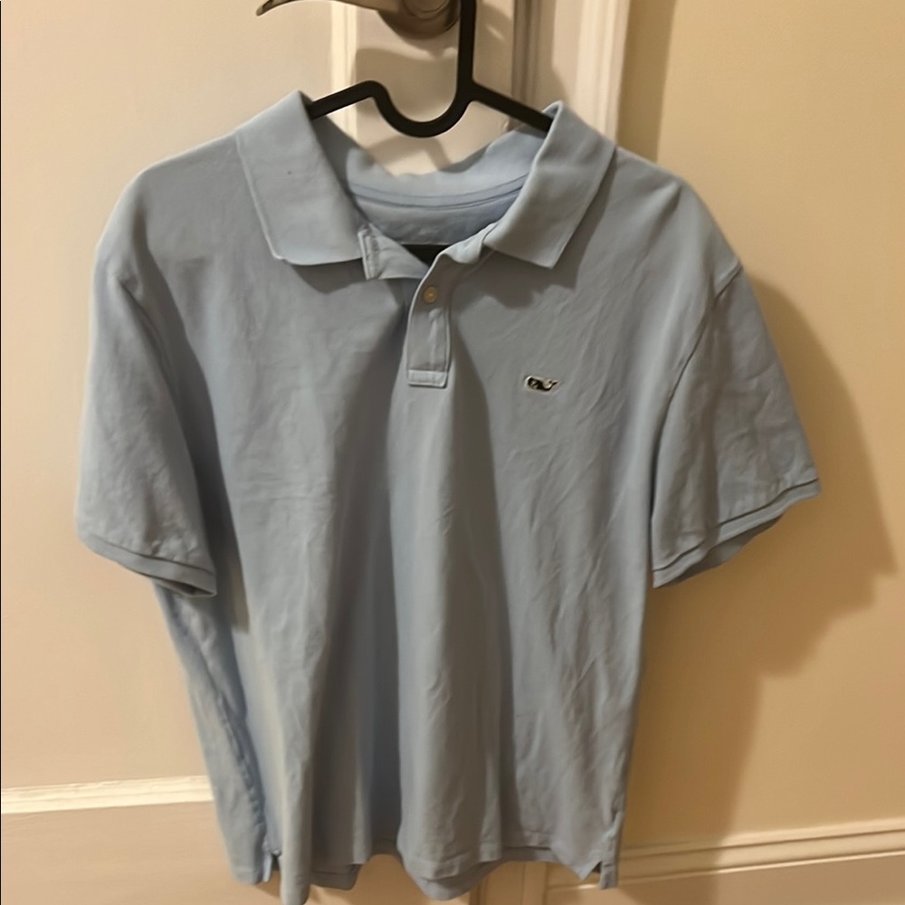 Vineyard Vines men’s Light Blue Polo Shirt size medium